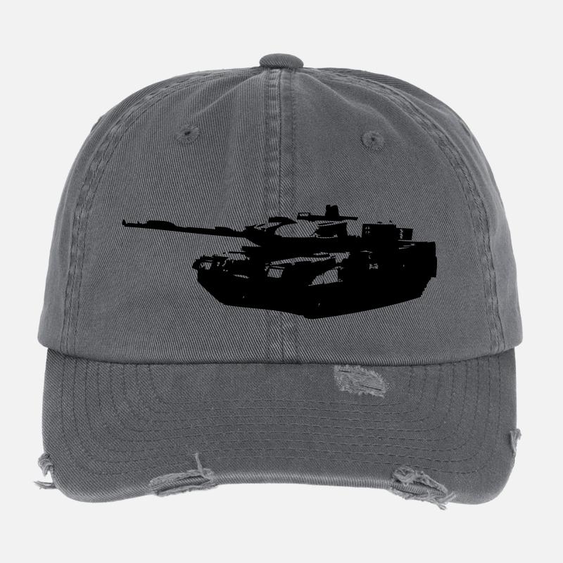 armure léopard Casquette vintage effet usé Flexfit