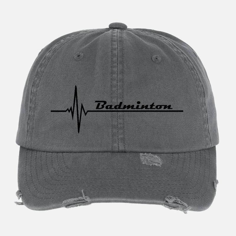 Badminton Flexfit Vintage Destroyed Cap