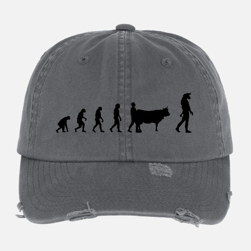 Evolution Mythologie Casquette vintage effet usé Flexfit
