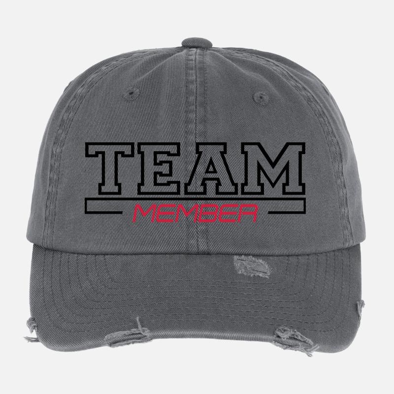 team member Flexfit Vintage Destroyed Cap