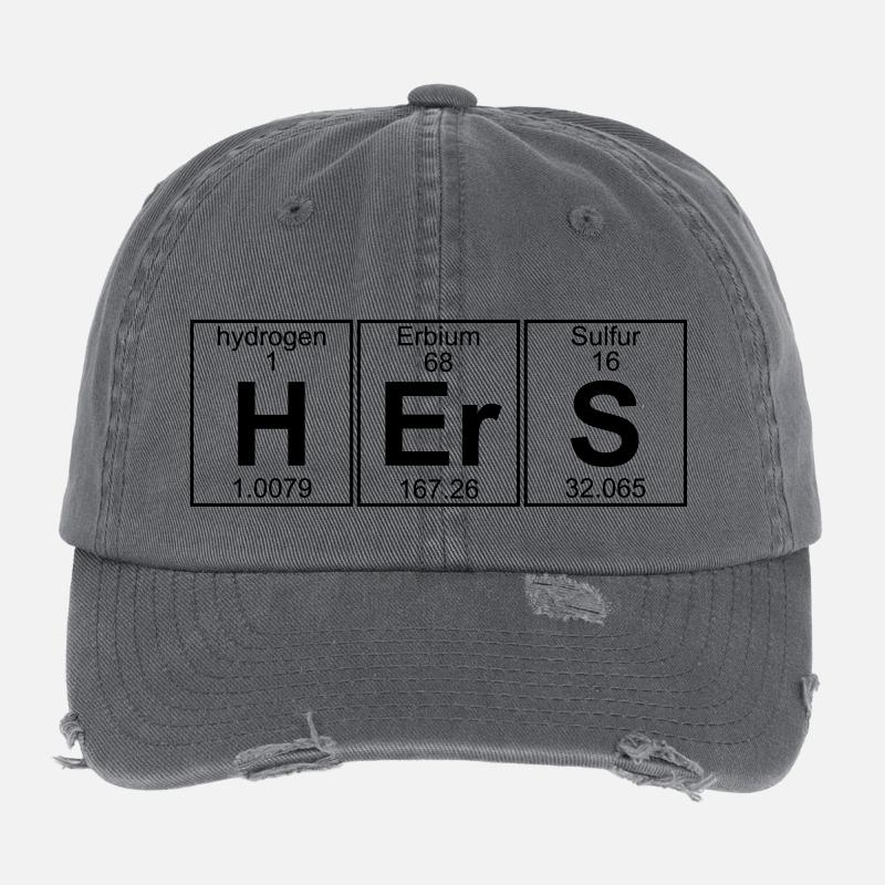 H-Er-S (hers) - Full Flexfit Vintage Destroyed Cap