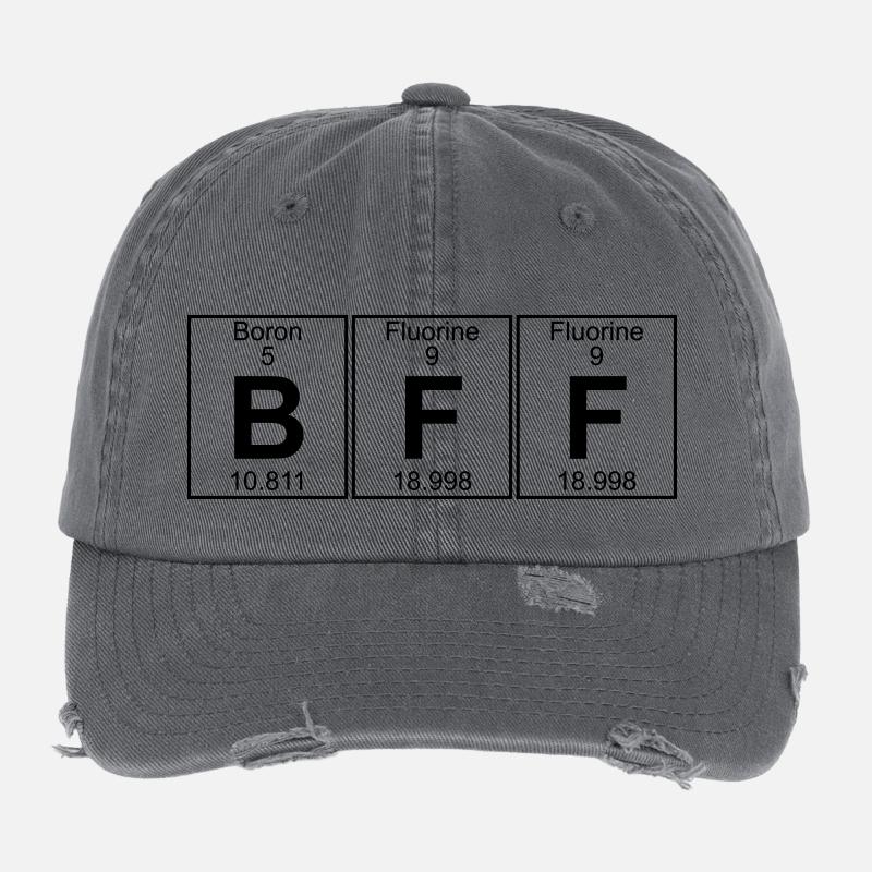 BFF (bff) - Full Flexfit Vintage Destroyed Cap