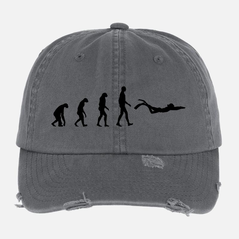 Diving Flexfit Vintage Destroyed Cap