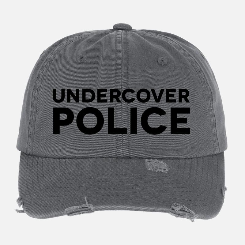 Police Flexfit Vintage Destroyed Cap