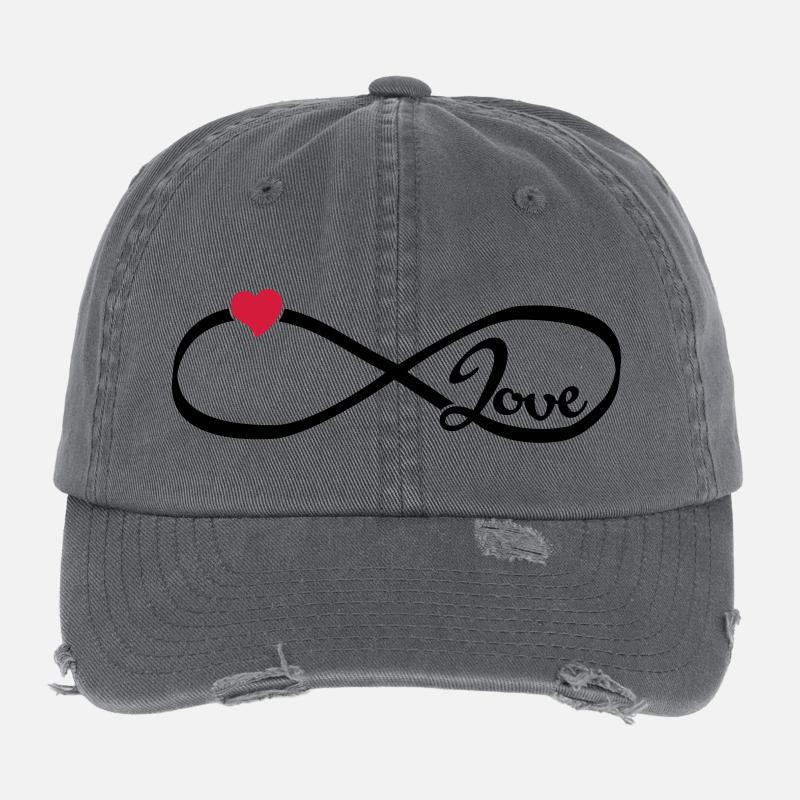 Infinity Love Flexfit Vintage Destroyed Cap