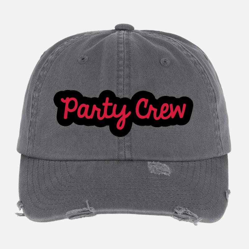 Party Crew Flexfit Vintage Destroyed Cap