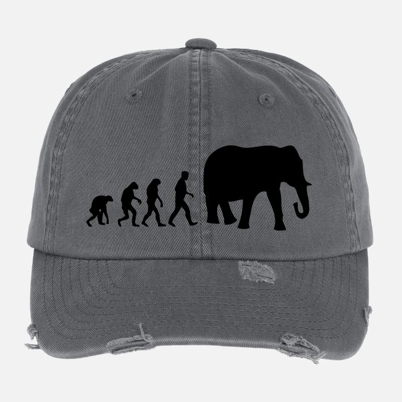 elefant evolution Flexfit Vintage Destroyed Cap
