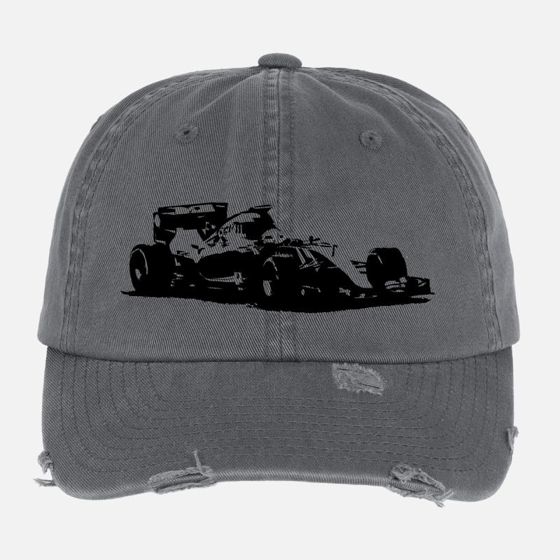 Formula One - Racecar Flexfit Vintage Destroyed Cap