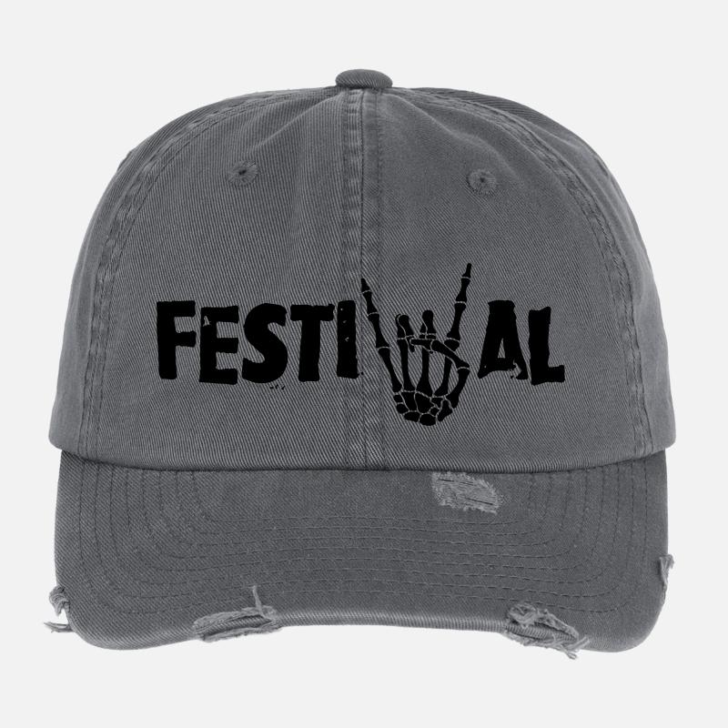 festival Flexfit Vintage Destroyed Cap