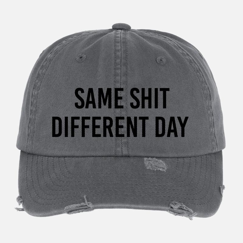 Same Shit different day Casquette vintage effet usé Flexfit