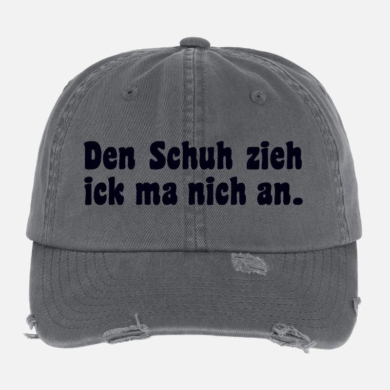Berlin dialect saying Flexfit Vintage Destroyed Cap