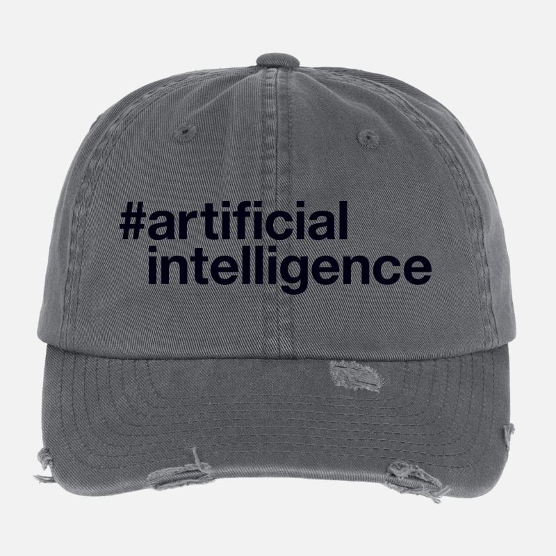 Artificial Intelligence Ki Flexfit Vintage Destroyed Cap