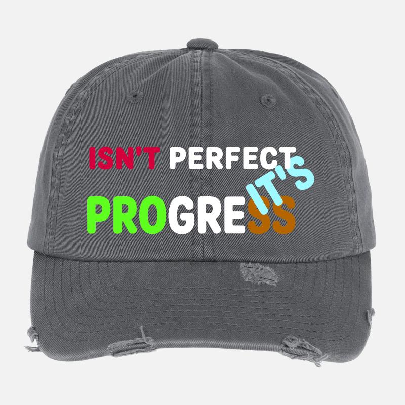 IT'S PROGRESS Flexfit Vintage Destroyed Cap