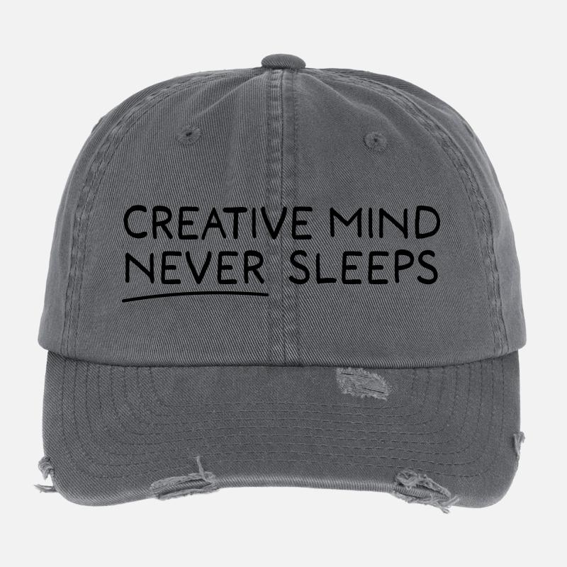 Creative Mind Casquette vintage effet usé Flexfit