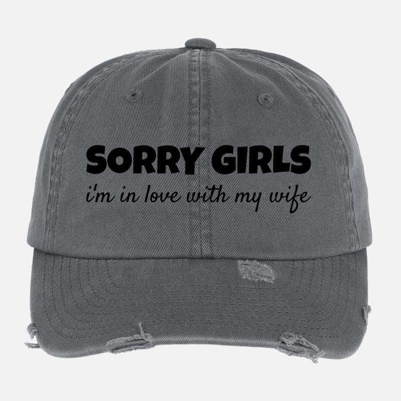 Vergeben Ehemann Stolz Liebesbeweis Romantisch Flexfit Vintage Destroyed Cap