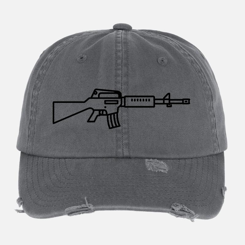 gun Flexfit Vintage Destroyed Cap