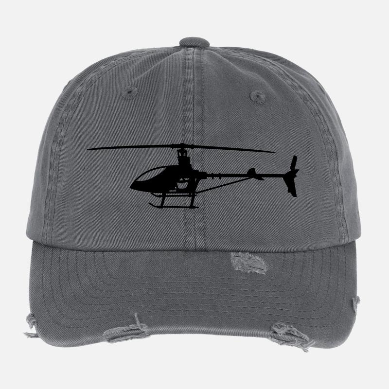 Hubschrauber / Helikopter Flexfit Vintage Destroyed Cap