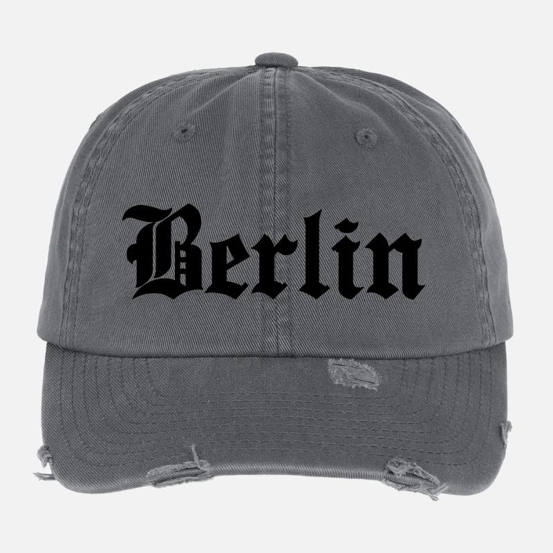 Berlin Flexfit Vintage Destroyed Cap