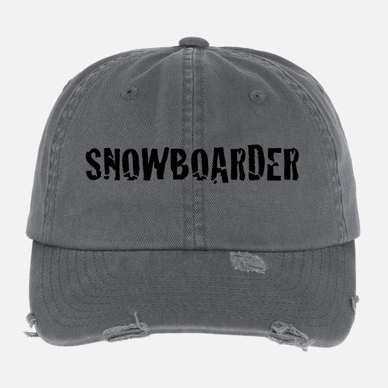 snowboarder Casquette vintage effet usé Flexfit