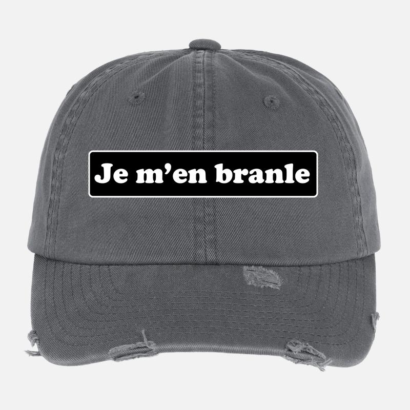 Ich Bewegung Flexfit Vintage Destroyed Cap