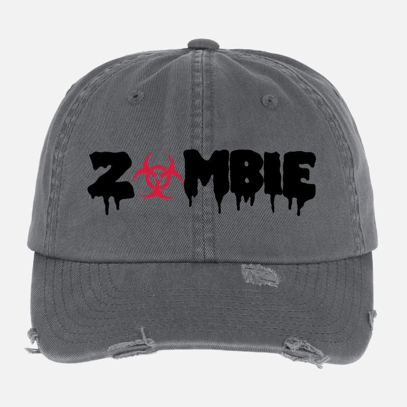 Zombie Flexfit Vintage Destroyed Cap