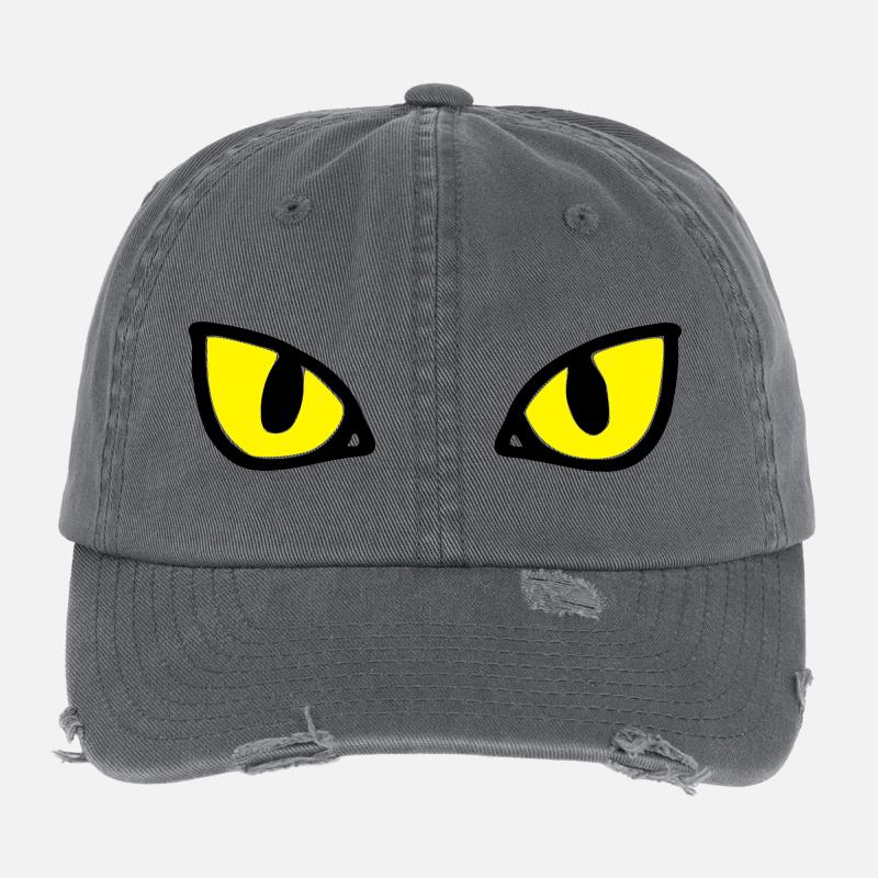 cat's eyes two colours Casquette vintage effet usé Flexfit