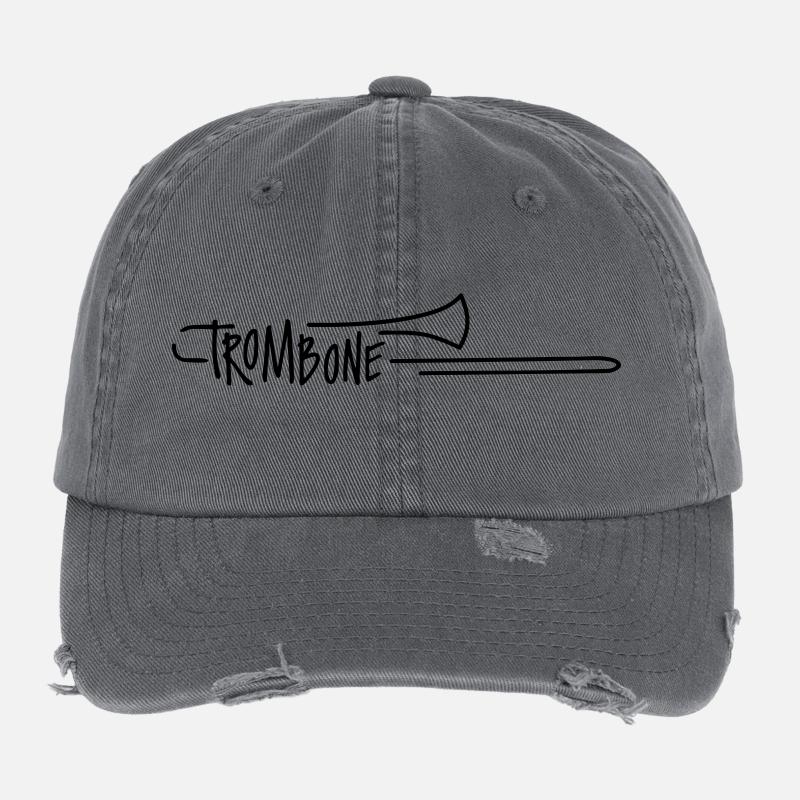 Trombone Flexfit Vintage Destroyed Cap