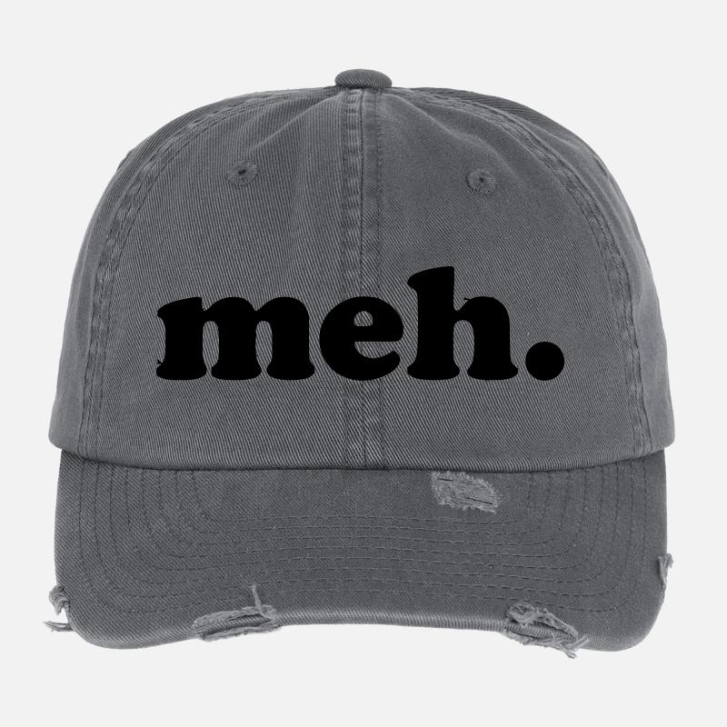 MEH. Flexfit Vintage Destroyed Cap