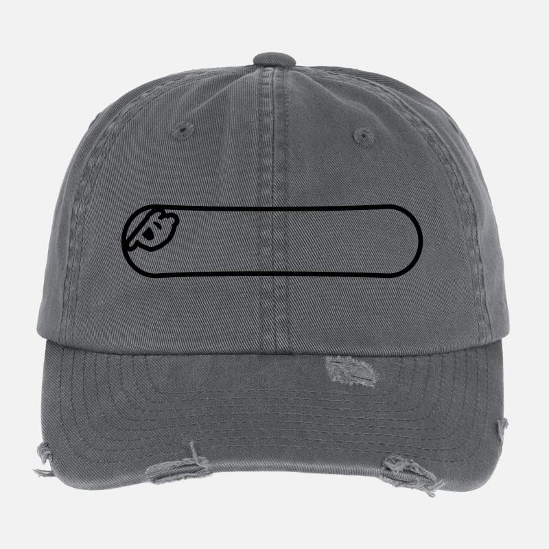 Snow boarder Flexfit Vintage Destroyed Cap