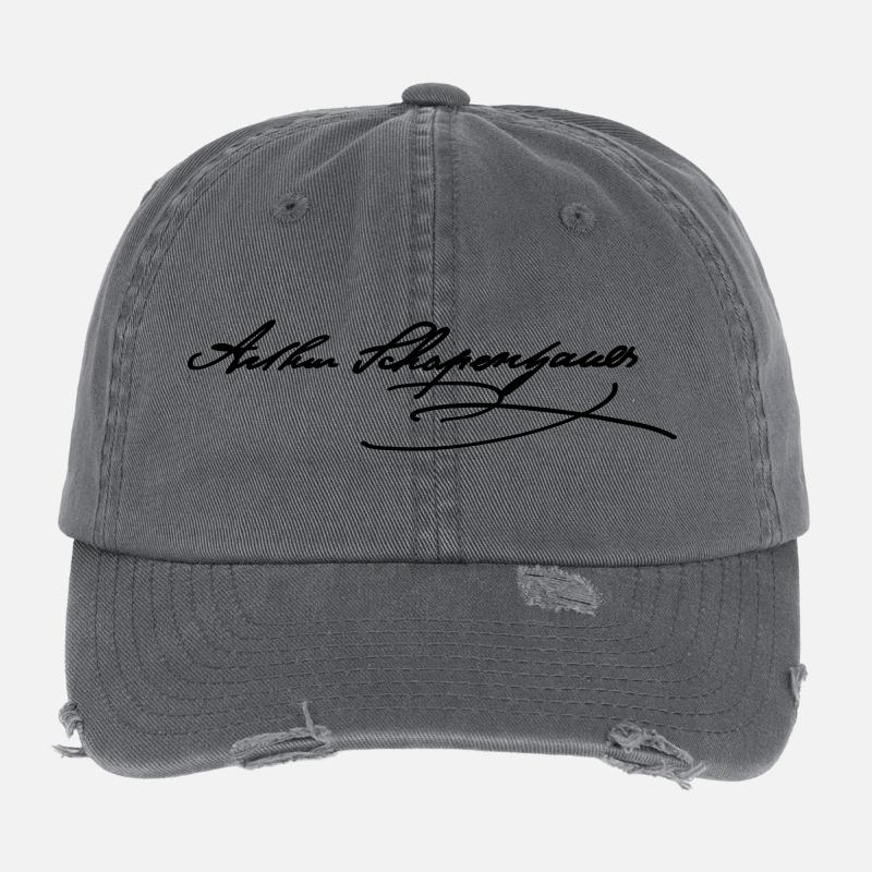 Arthur Schopenhauer Casquette vintage effet usé Flexfit