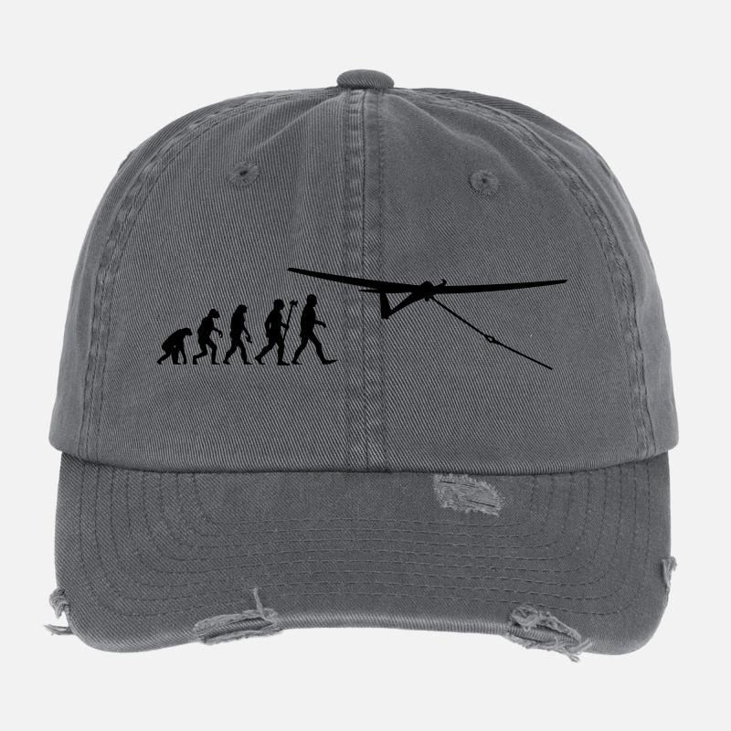 evolution segelfliegen Flexfit Vintage Destroyed Cap