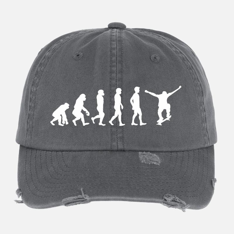 Evolution Skater Casquette vintage effet usé Flexfit