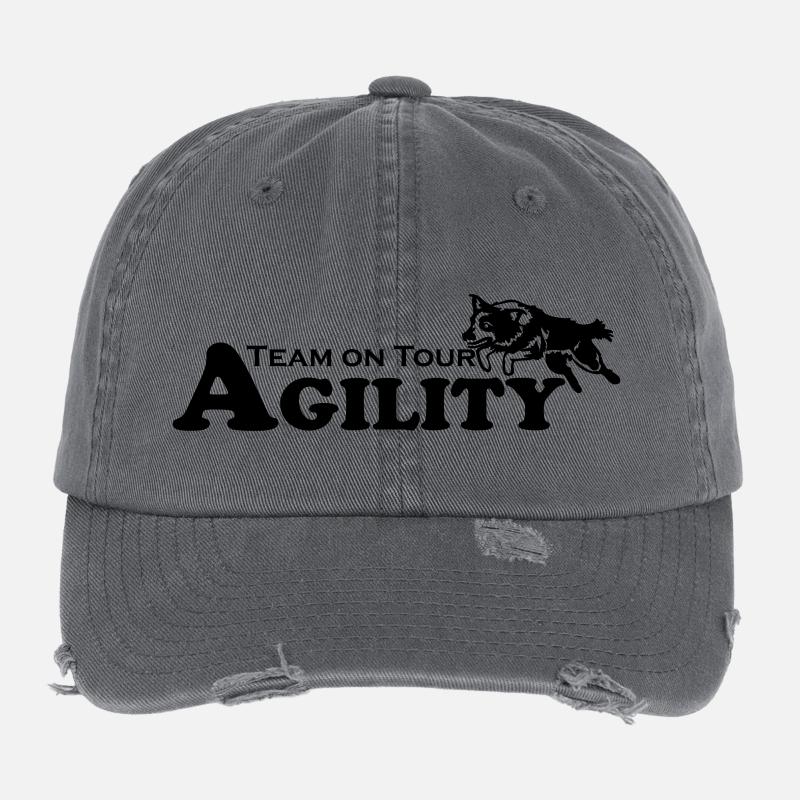 Agility Team on Tour Flexfit Vintage Destroyed Cap