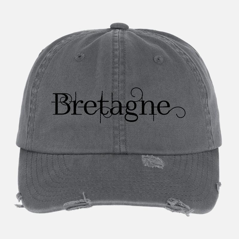Bretagne Casquette vintage effet usé Flexfit