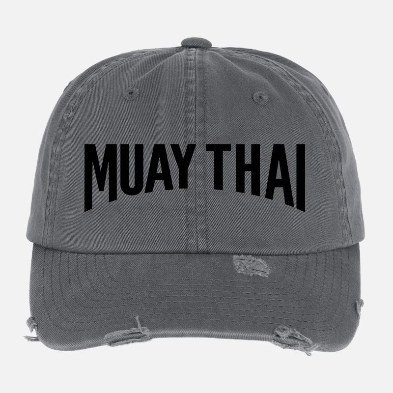 muay thai Casquette vintage effet usé Flexfit