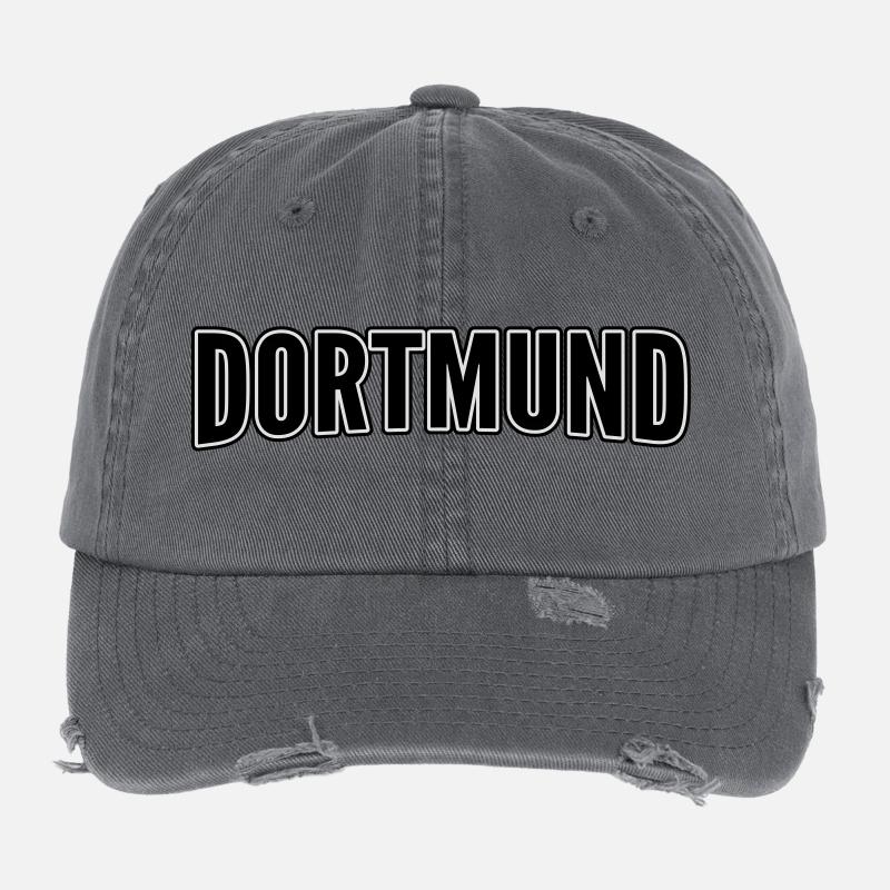 Dortmund Casquette vintage effet usé Flexfit