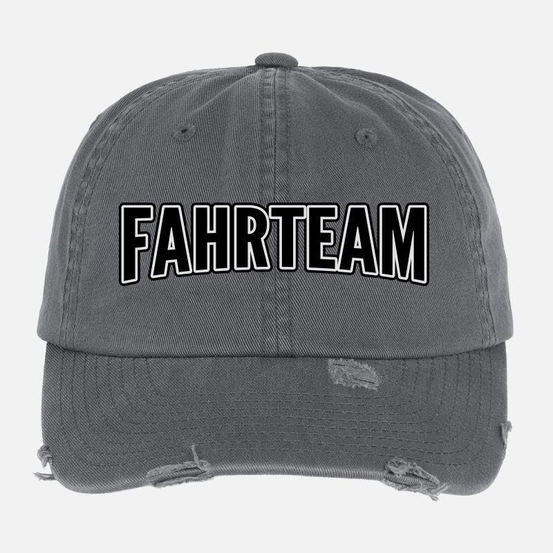 Driving Team Flexfit Vintage Destroyed Cap