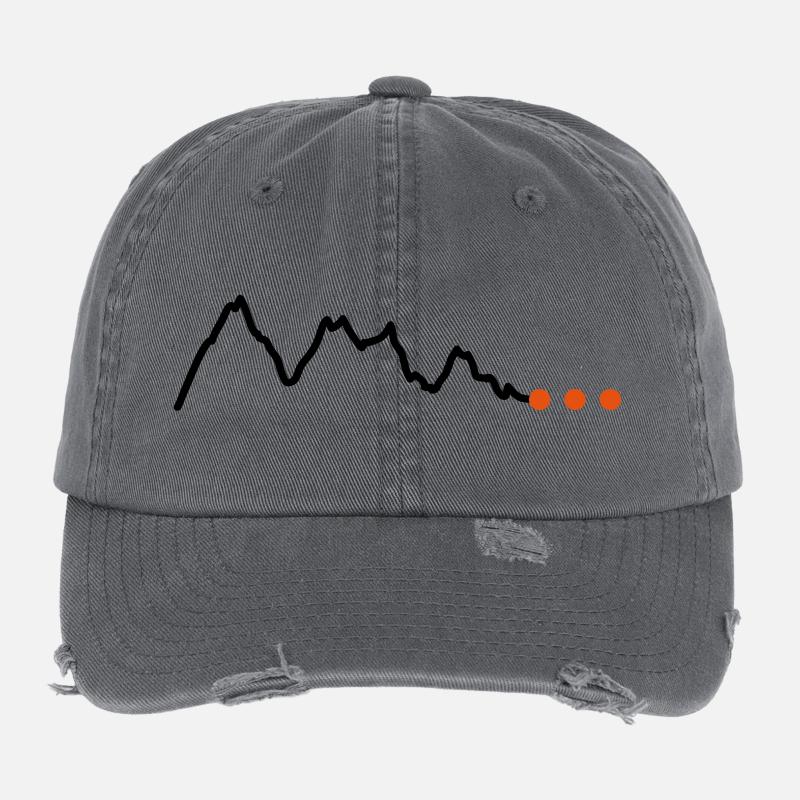 Height profile Mountains Flexfit Vintage Destroyed Cap
