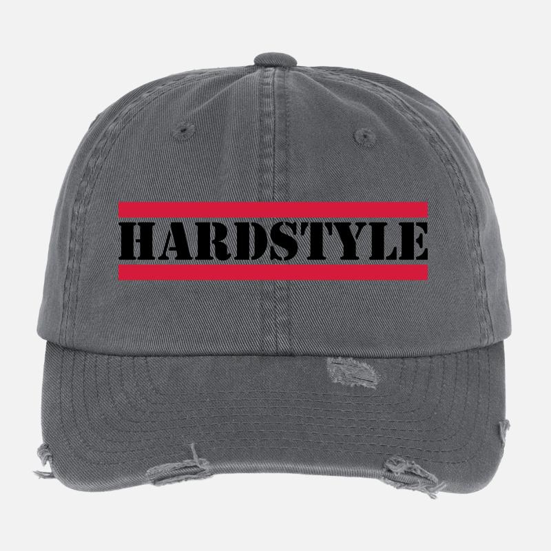 Hardstyle Flexfit Vintage Destroyed Cap