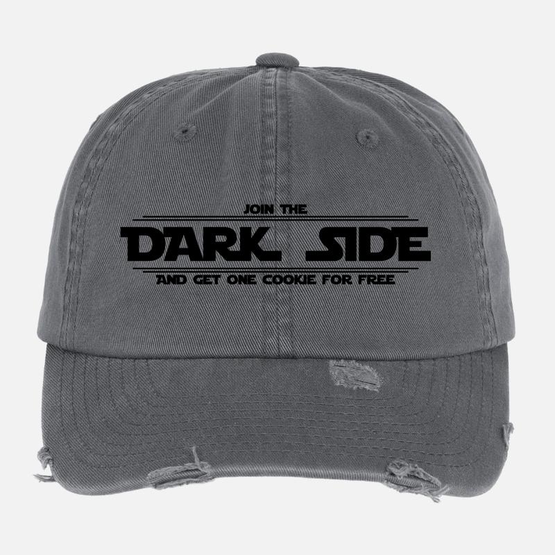Darkside Casquette vintage effet usé Flexfit