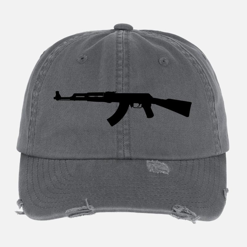 ak47 Flexfit Vintage Destroyed Cap