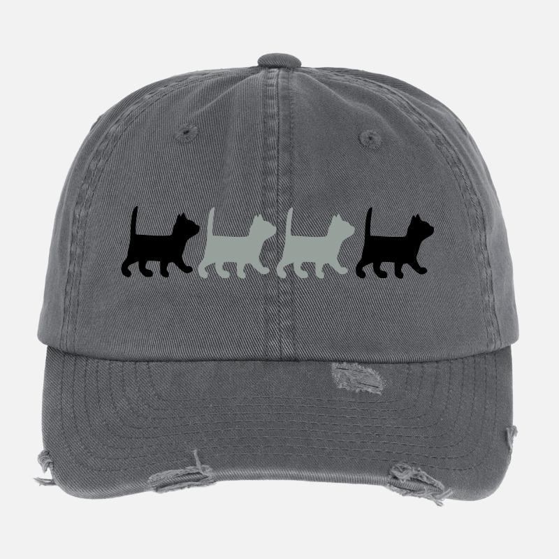 Kitten Flexfit Vintage Destroyed Cap