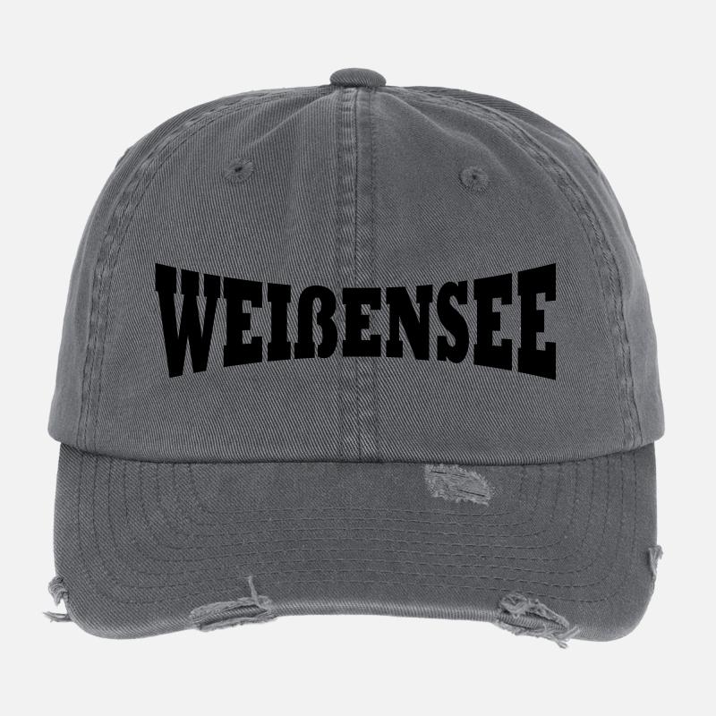 Weissensee lettering Flexfit Vintage Destroyed Cap