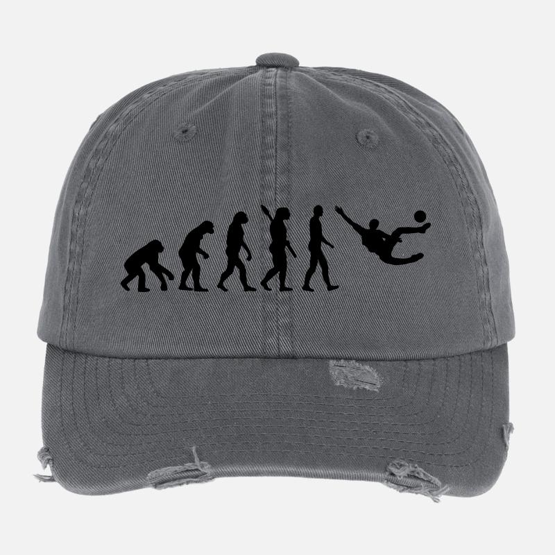 Evolution Fussball Flexfit Vintage Destroyed Cap