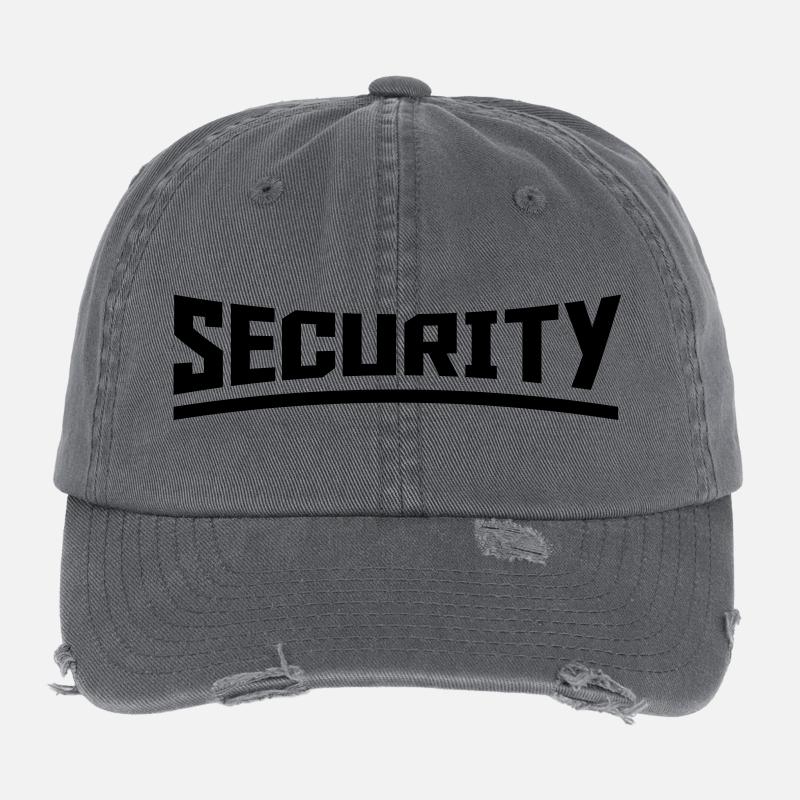 security_design_r1 Flexfit Vintage Destroyed Cap