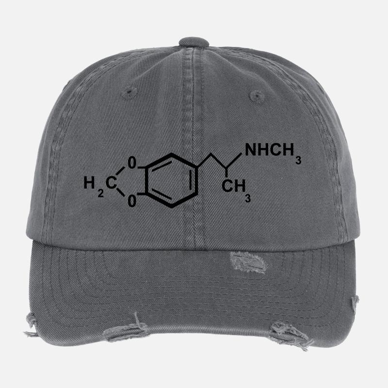 formule d'ecstasy Casquette vintage effet usé Flexfit