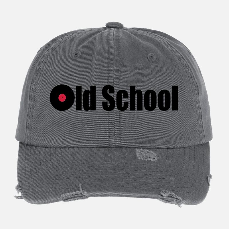 vinyle Casquette vintage effet usé Flexfit