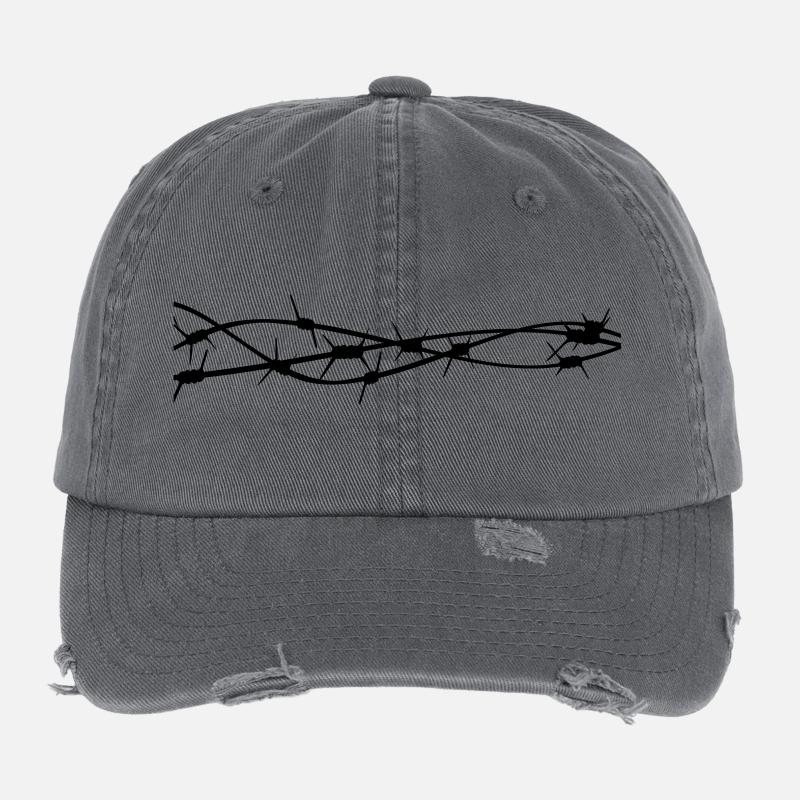 Stacheldraht Flexfit Vintage Destroyed Cap