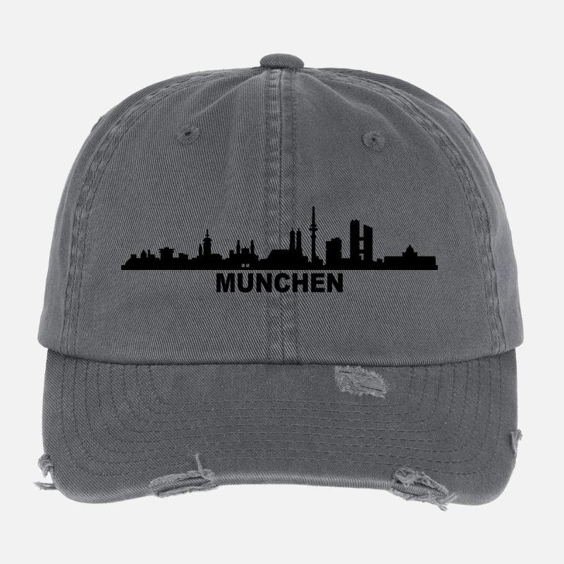 Skyline München Flexfit Vintage Destroyed Cap