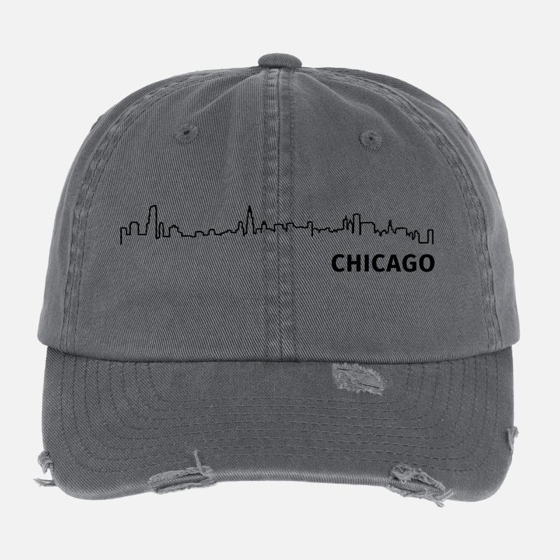 Chicago Flexfit Vintage Destroyed Cap